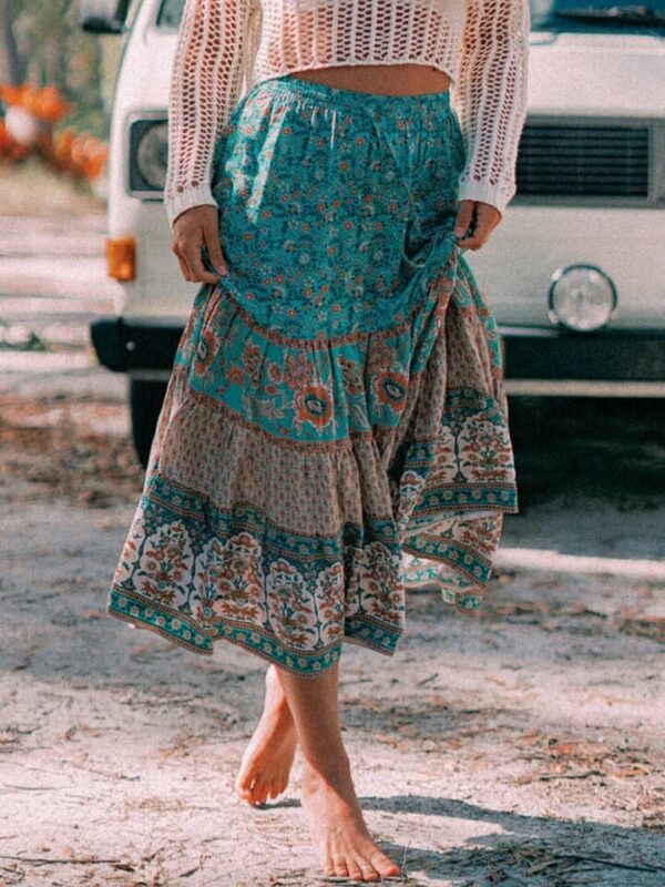 Vintage Boho Rok