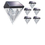 Transparante solarlampen