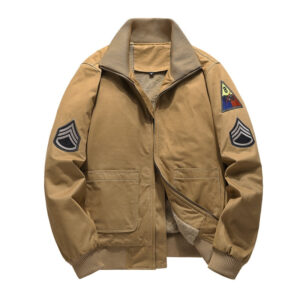 Militair fleecejack voor heren