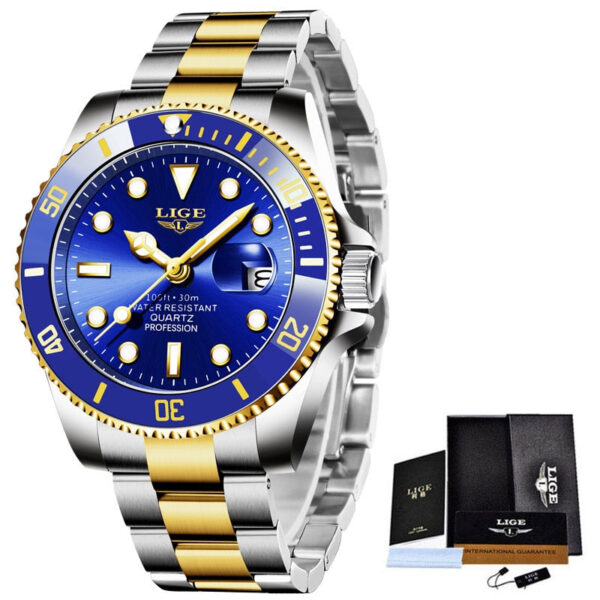 Blauw horloge