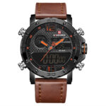 Bruin Sportief Horloge