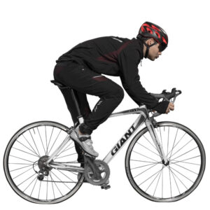 Fietsbroek met gaaspatroon