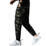 Zwarte militaire broek