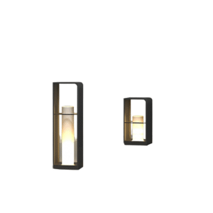 Kleine buitenlamp op zonne-energie