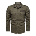 Heren Overhemden Military