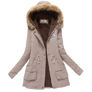 Militaire lange winterjas Vrouwen