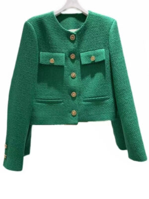 Militaire blazerjas voor dames