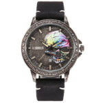 Vintage zwart horloge
