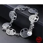 Zilveren Levensboom Armband