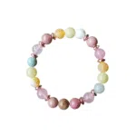 Rhodoniet, Rozenkwarts, Amazoniet, Gele Onyx, Olijf Jade Armband