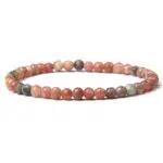 Pruimenbloesem Toermalijn Armband 4mm