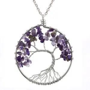 Levensboom ketting Amethist