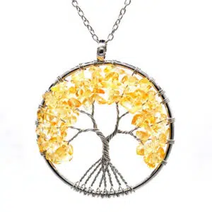 Citrien levensboom ketting