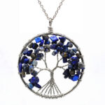Lapis lazuli Levensboom ketting