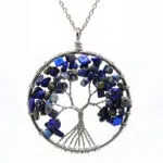 Lapis lazuli Levensboom ketting