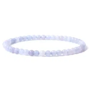 Aquamarijn 4mm armband