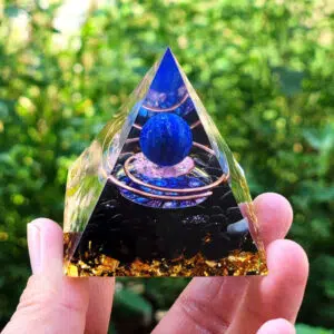 Orgoniet Toermalijn en Lapis lazuli 5cm