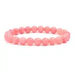 Roze chalcedoon armband