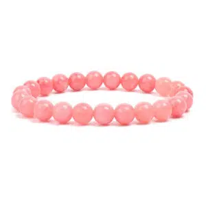 Roze chalcedoon armband