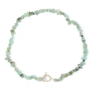 Prehniet chip ketting
