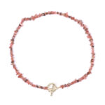 Rhodochrosiet chip ketting