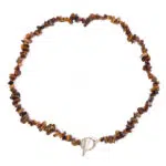Tijgeroog chip ketting