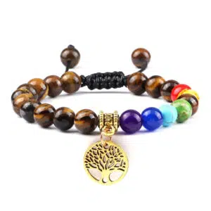 7 Chakra's Levensboom Armband
