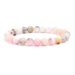 Roze opaal armband