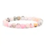 Roze opaal armband