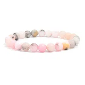 Roze opaal armband