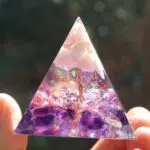 Amethist en Rozenkwarts Orgoniet 5cm