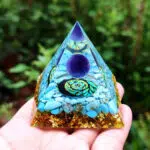 Orgoniet Aquamarijn en Lapis lazuli 5cm