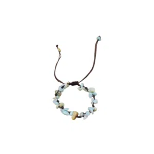 Amazoniet barok armband schakel