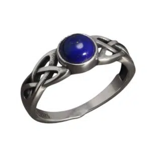 Zilveren ring met Lapis Lazuli - Elena Gilbert