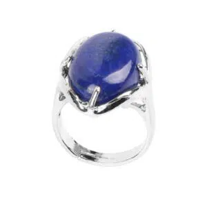 Lapis Lazuli Verstelbare Ring voor Vrouwen.