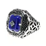 Lapis Lazuli ring geïnspireerd door Vampire Diaries.