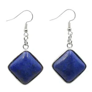 Lapis Lazuli Geometrische Oorbellen