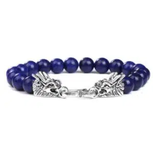 Lapis Lazuli Feng Shui armband met draak.