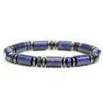 Lapis Lazuli, Pyriet en Hematiet armband.