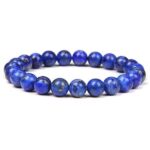 Lapis Lazuli en 8mm Parel armband.