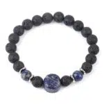 Lapis Lazuli en lavasteen armband.
