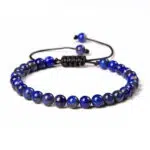 Lapis Lazuli armband aan koord.