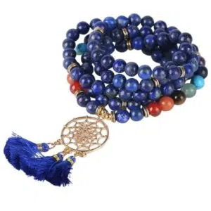 7 Chakra's Tibetaanse Lapis Lazuli Armband