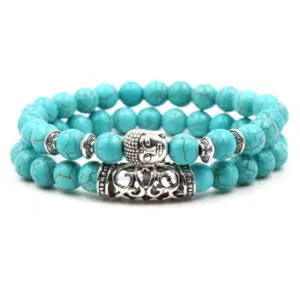 Turkooizen Boeddha Armband