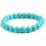 Turkooizen armband met 8mm steen.