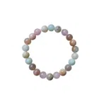 Armband Zonnesteen, Rozenkwarts, Amazoniet