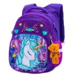 Eenhoorn-schooltas voor meisjes