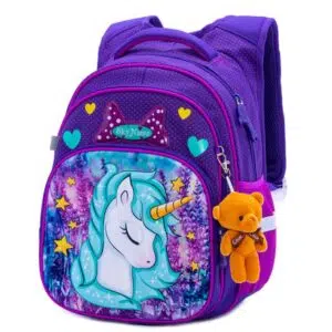 Eenhoorn-schooltas voor meisjes