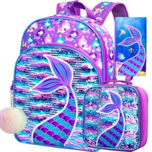Schooltas en etui voor meisjes