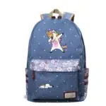 Eenhoorn Schooltas Lichtblauw Primary